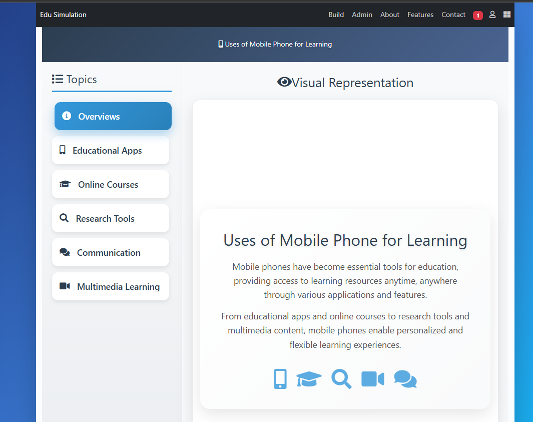 Use of Mobile Phones for Learning