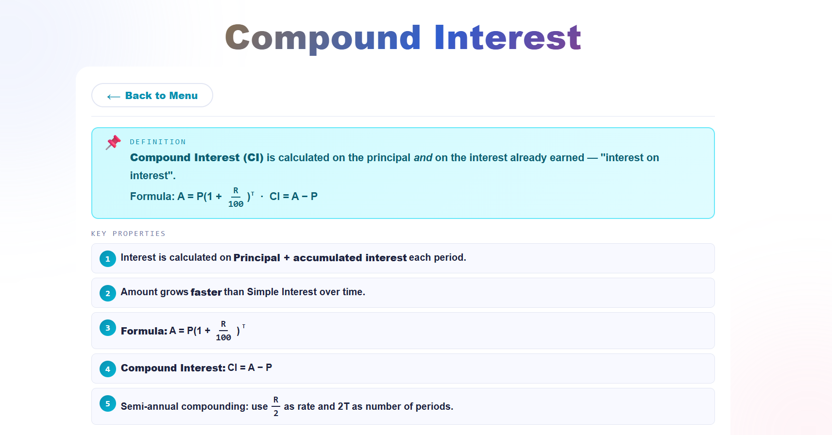Compound Interest Compounded Annually