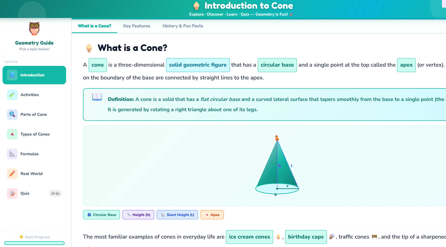 Introduction to cone