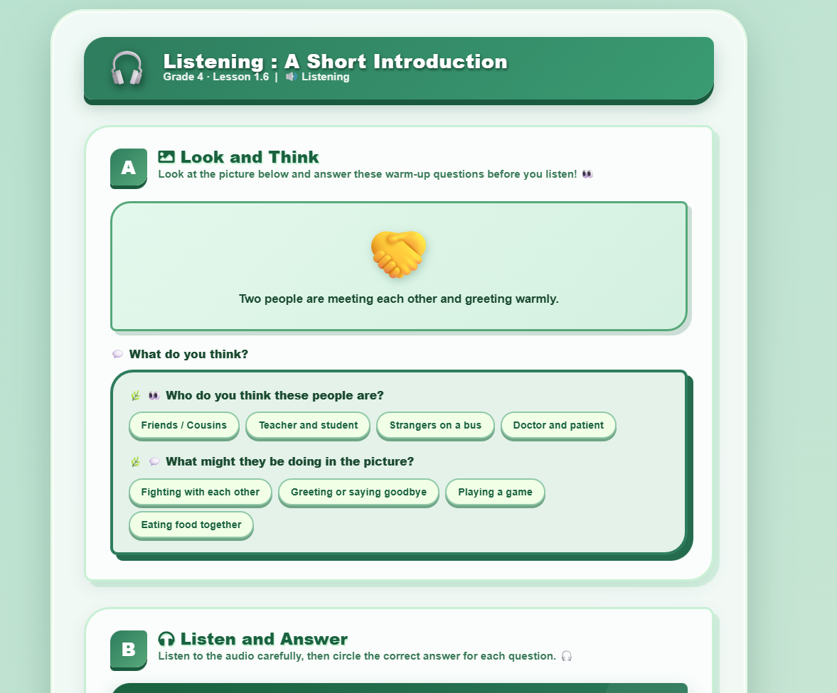 Listening: A Short Introduction