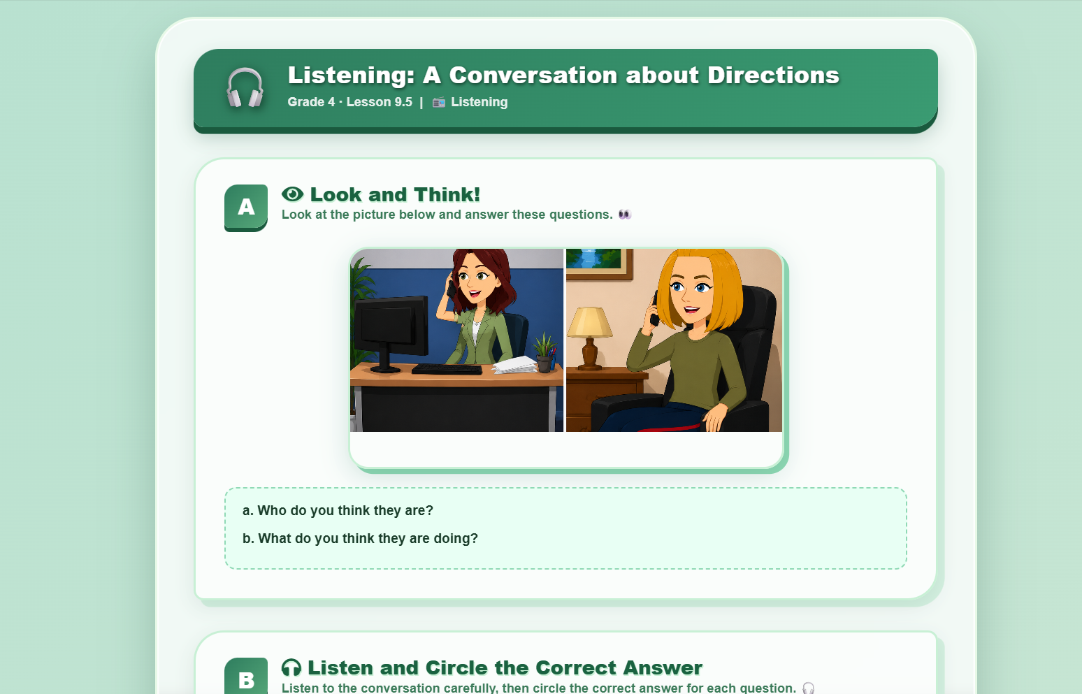 Listening: A Conversation between Mother and Daughter