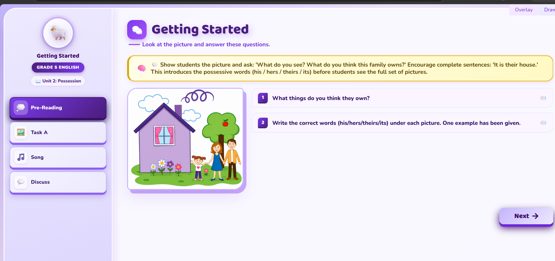 Getting started : possessions of people and animals