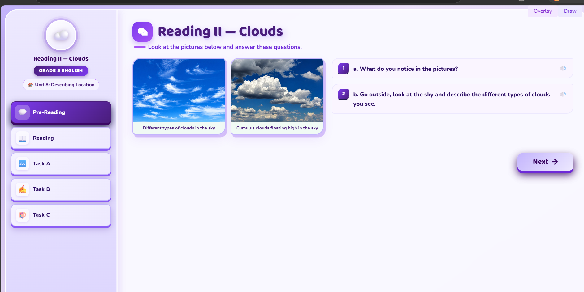 Reading II: Clouds