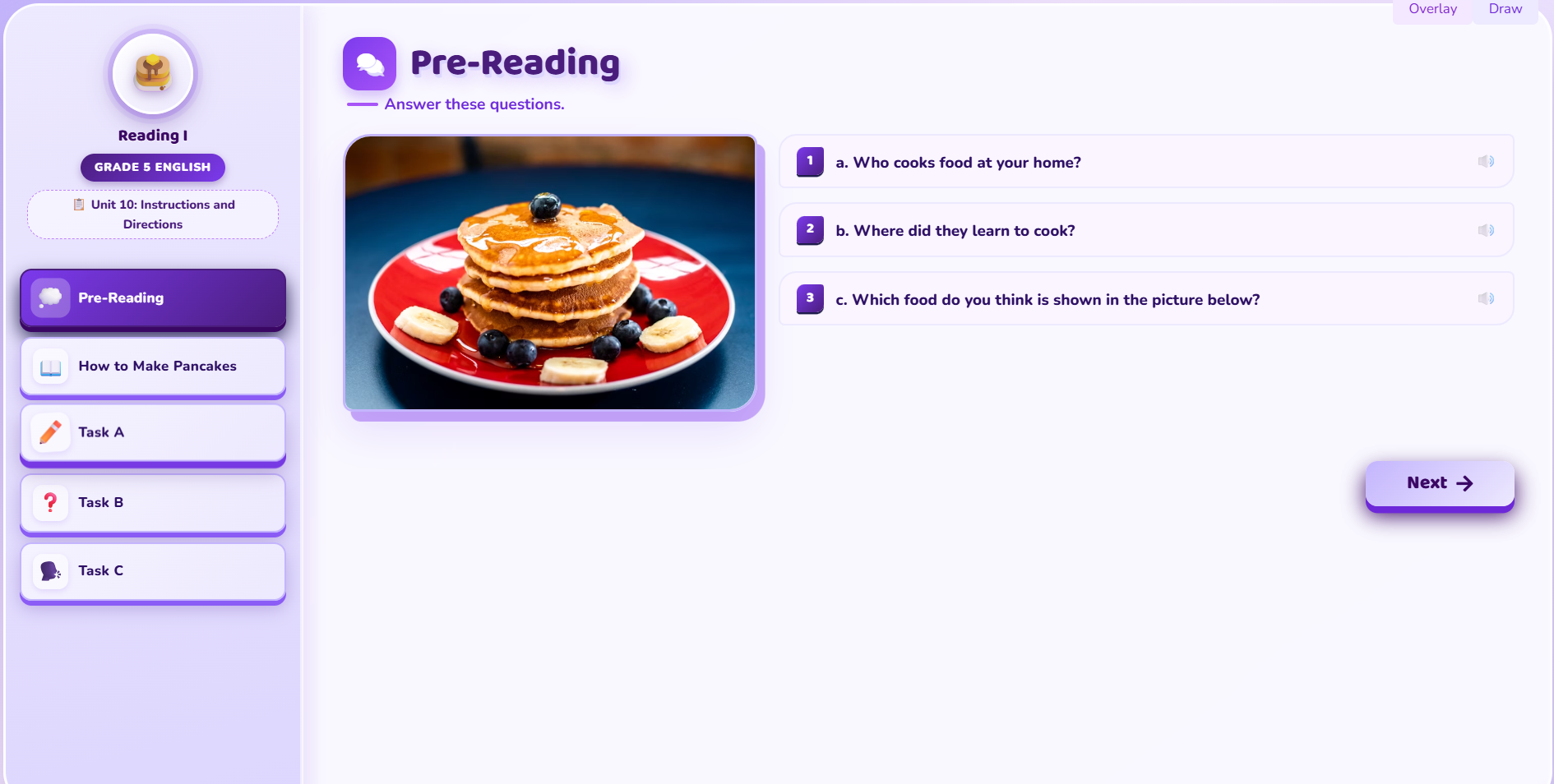 Reading I: How to Make Pancakes