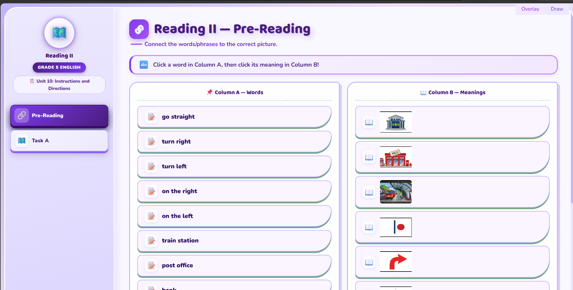 Reading II: Reading a map