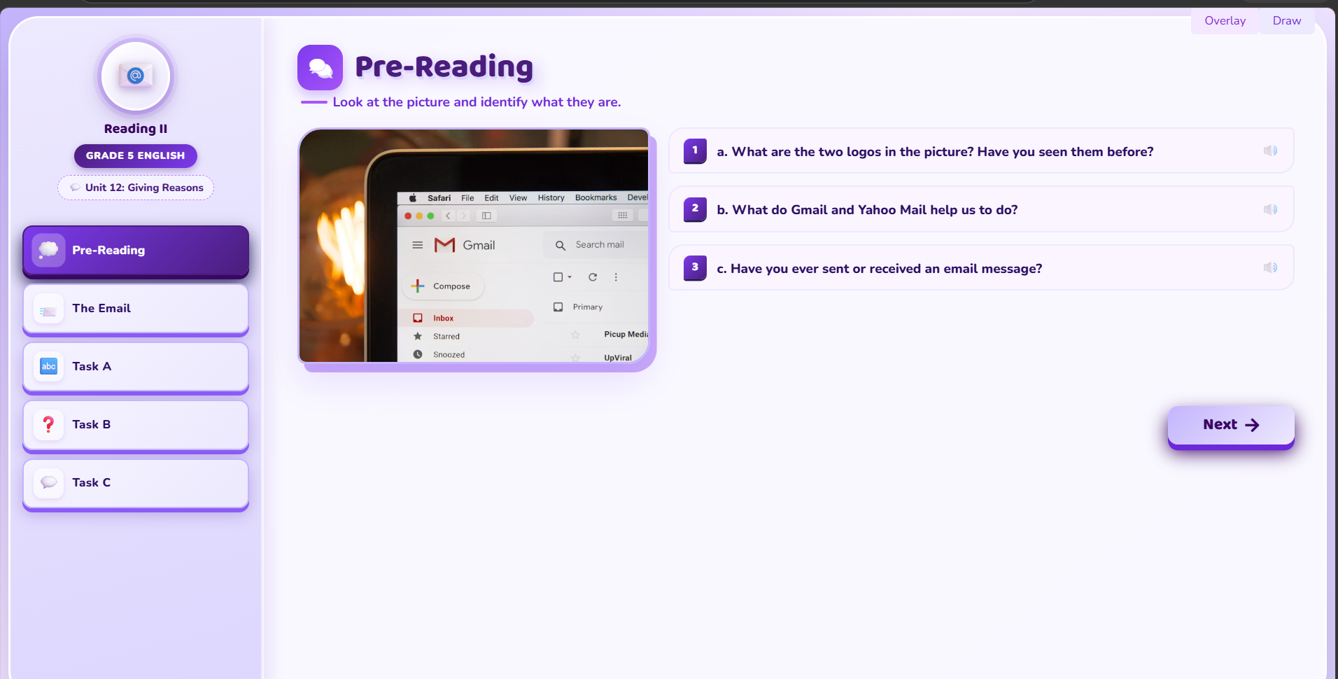 Reading II: An Email Message