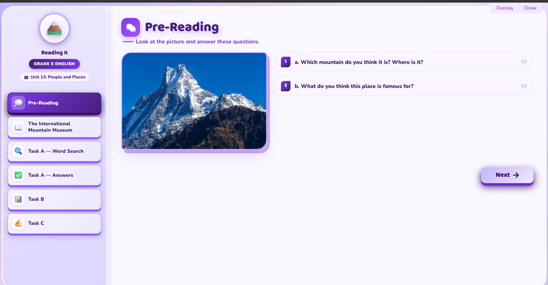Reading II: The International Mountain Museum