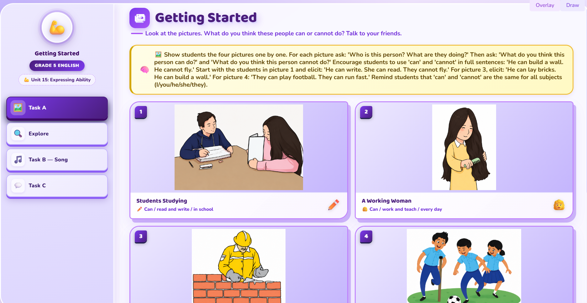 Getting Started : people’s abilities and inabilities