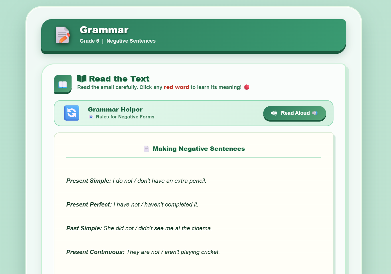 Grammar (negation)