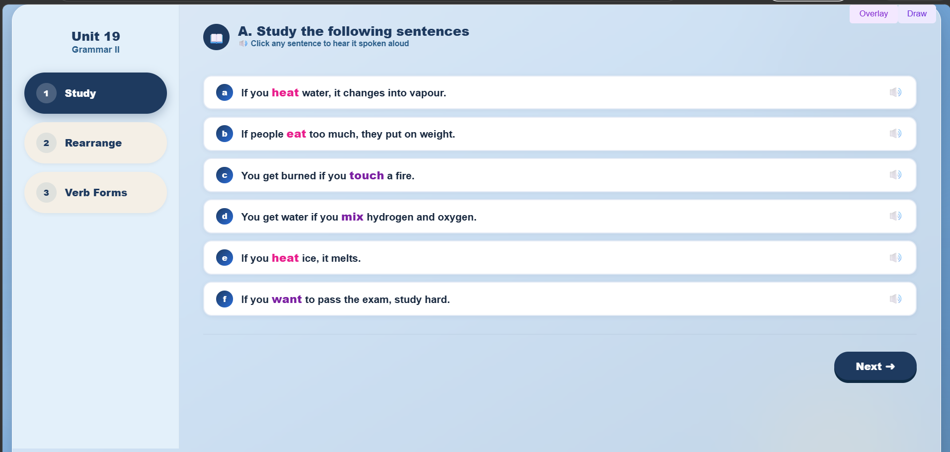 Grammar II: Zero Conditional