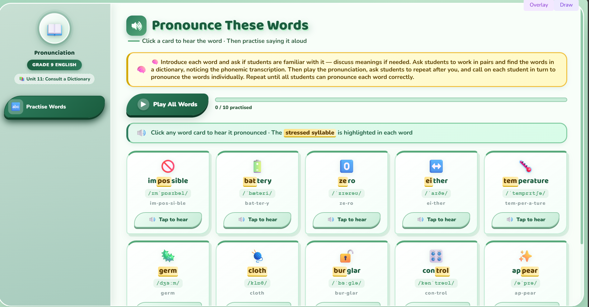 Pronunciation