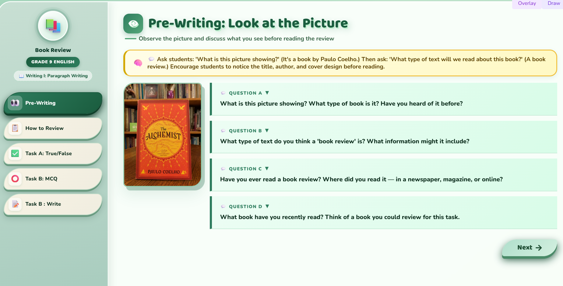 Writing I : Book review
