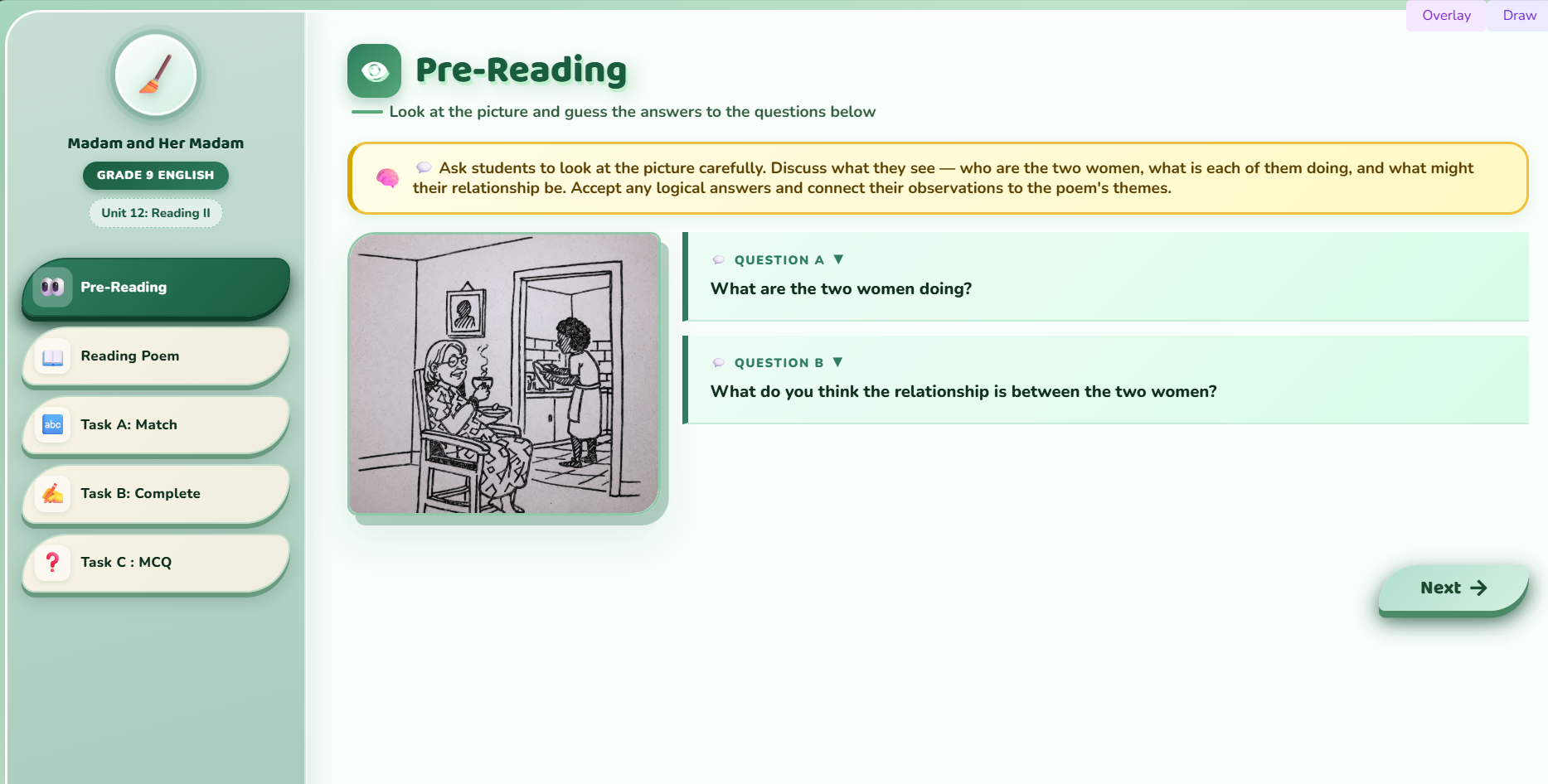 Reading II Poem: Madam and Her Madam