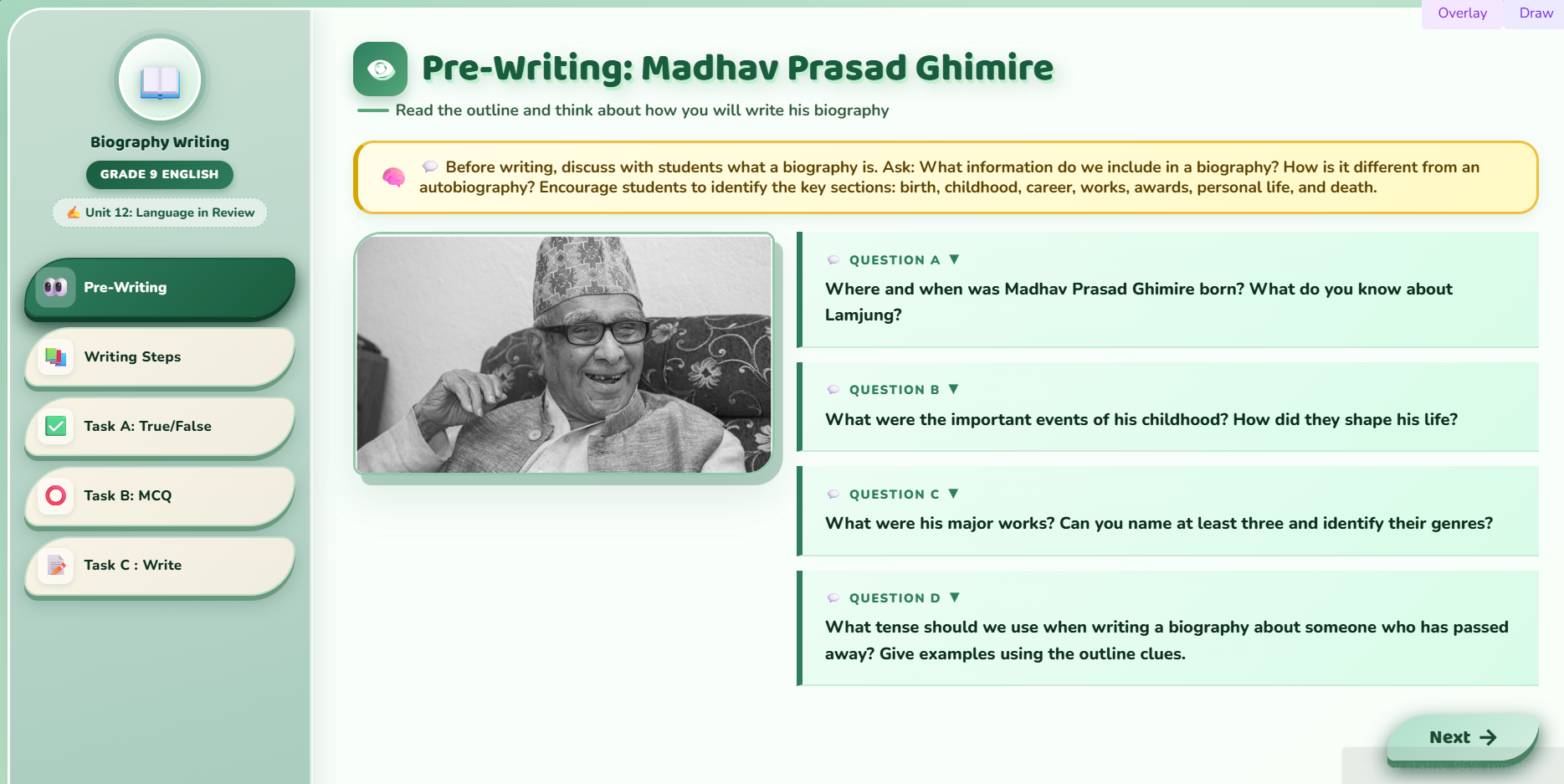 Writing II : Biography