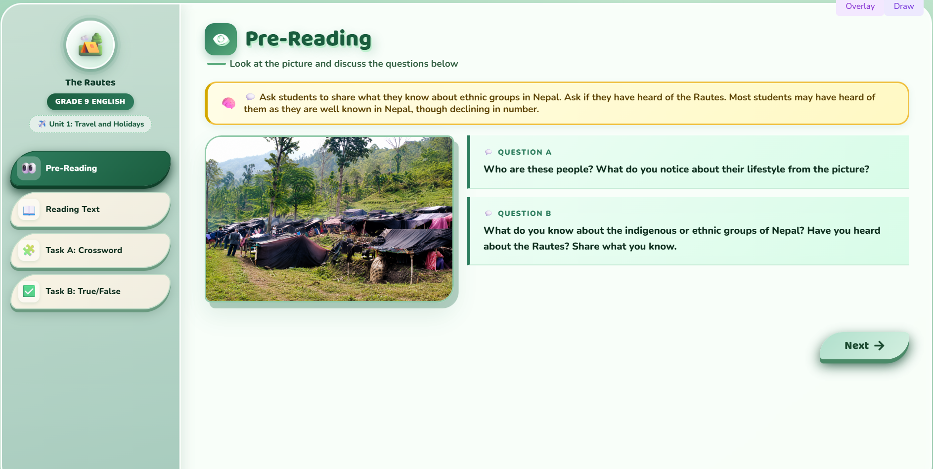 Reading II : The Rautes