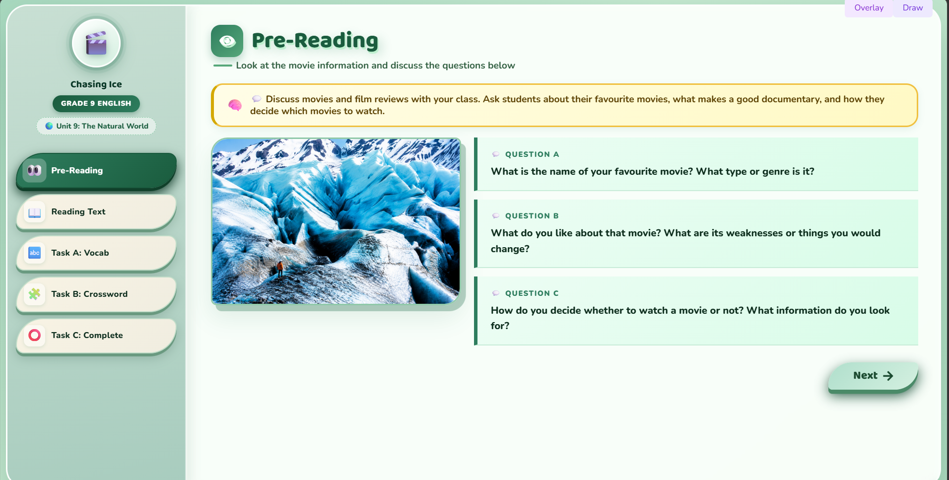 Reading I : Movie Review: Cashing Ice