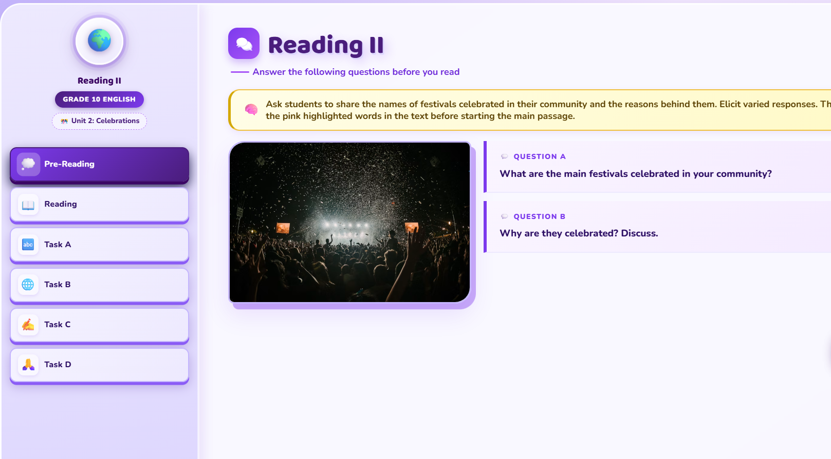 Reading II : Thanksgiving around the World
