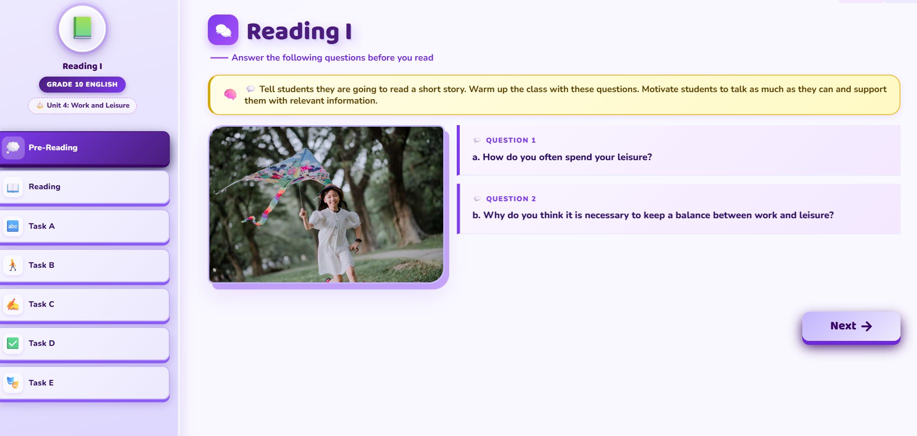 Reading I : Short story: Cabbage White