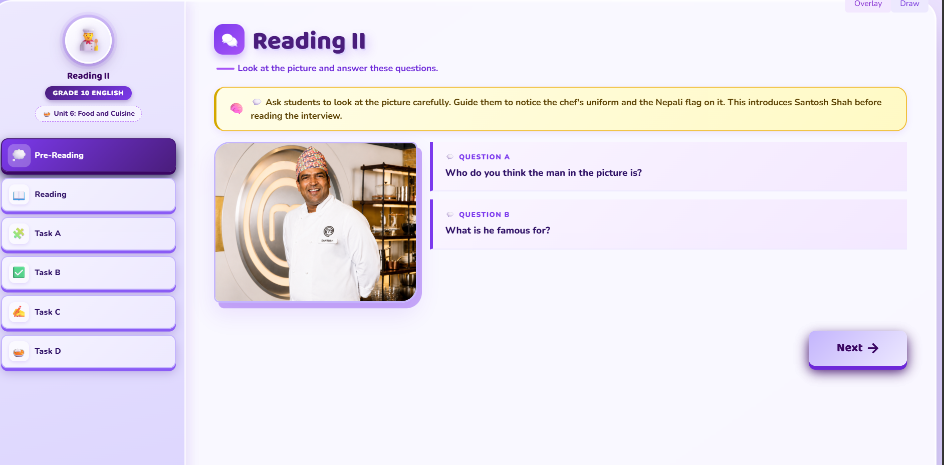 Reading II : Interview: You inspire Others by Learning, not by Teaching