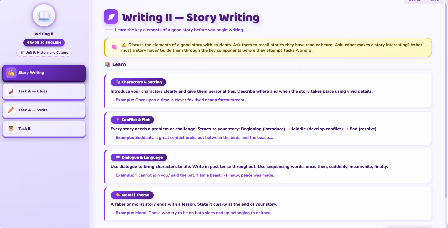 Writing II : Write a readable story