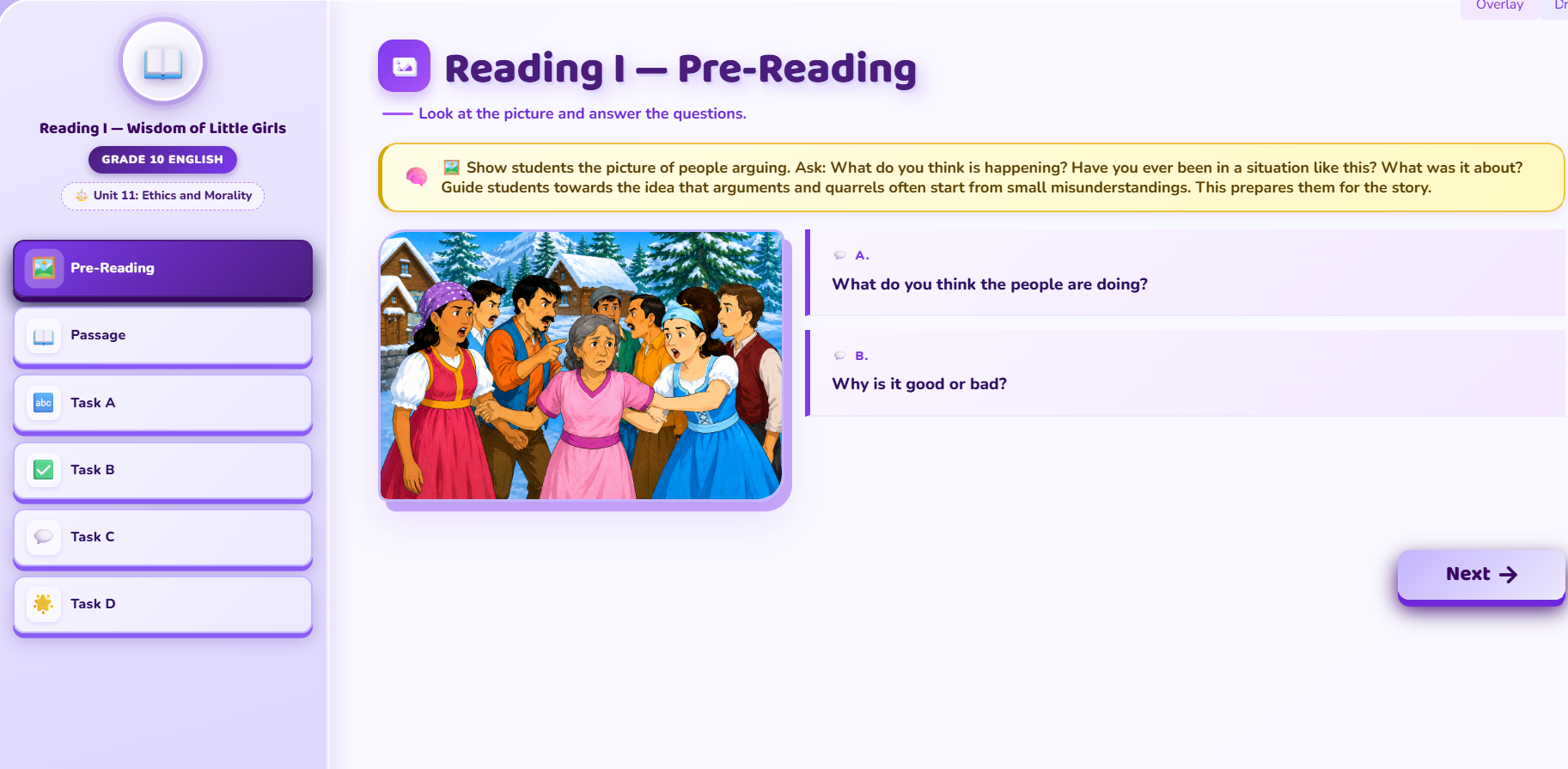 Reading I : The First Olympic Games