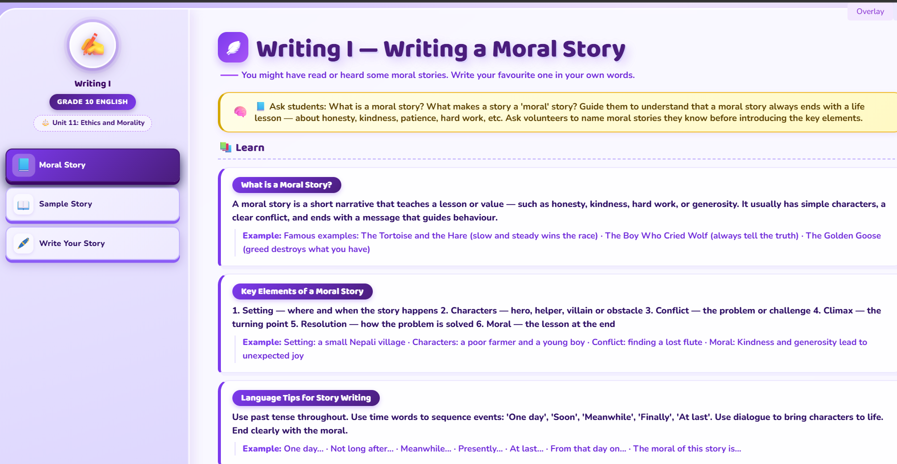 Writing I: Writing paragraph