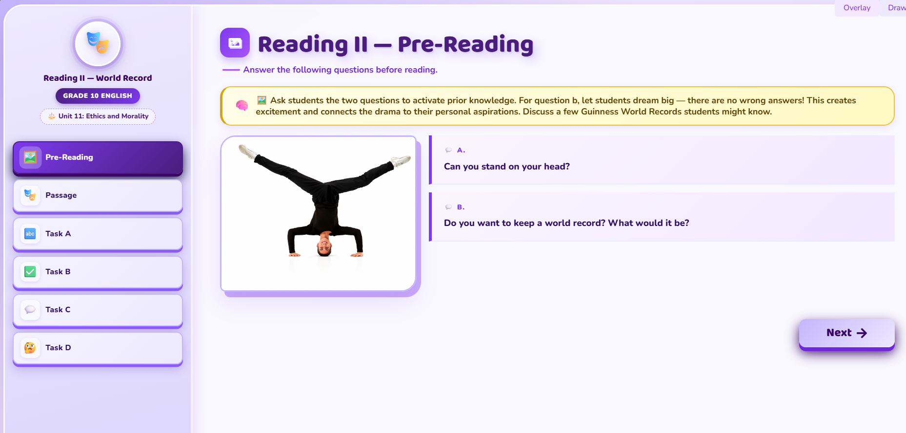 Reading II: An Essay entitled Popularity of Different Sports in the World