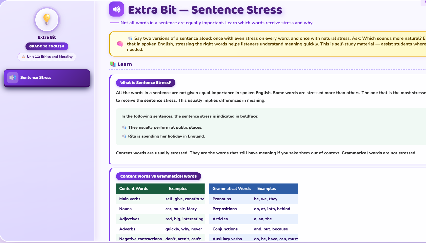 Extra bit : Facts about the English Language