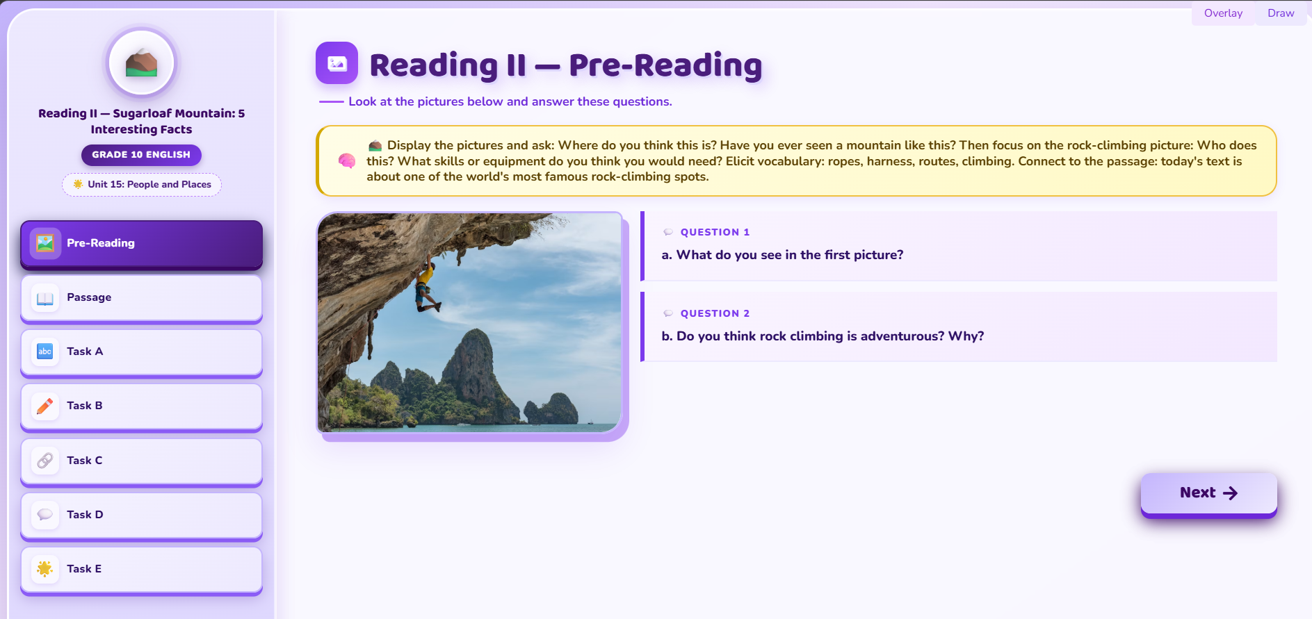 Reading II : Sugarloaf Mountain: 5 Interesting Facts