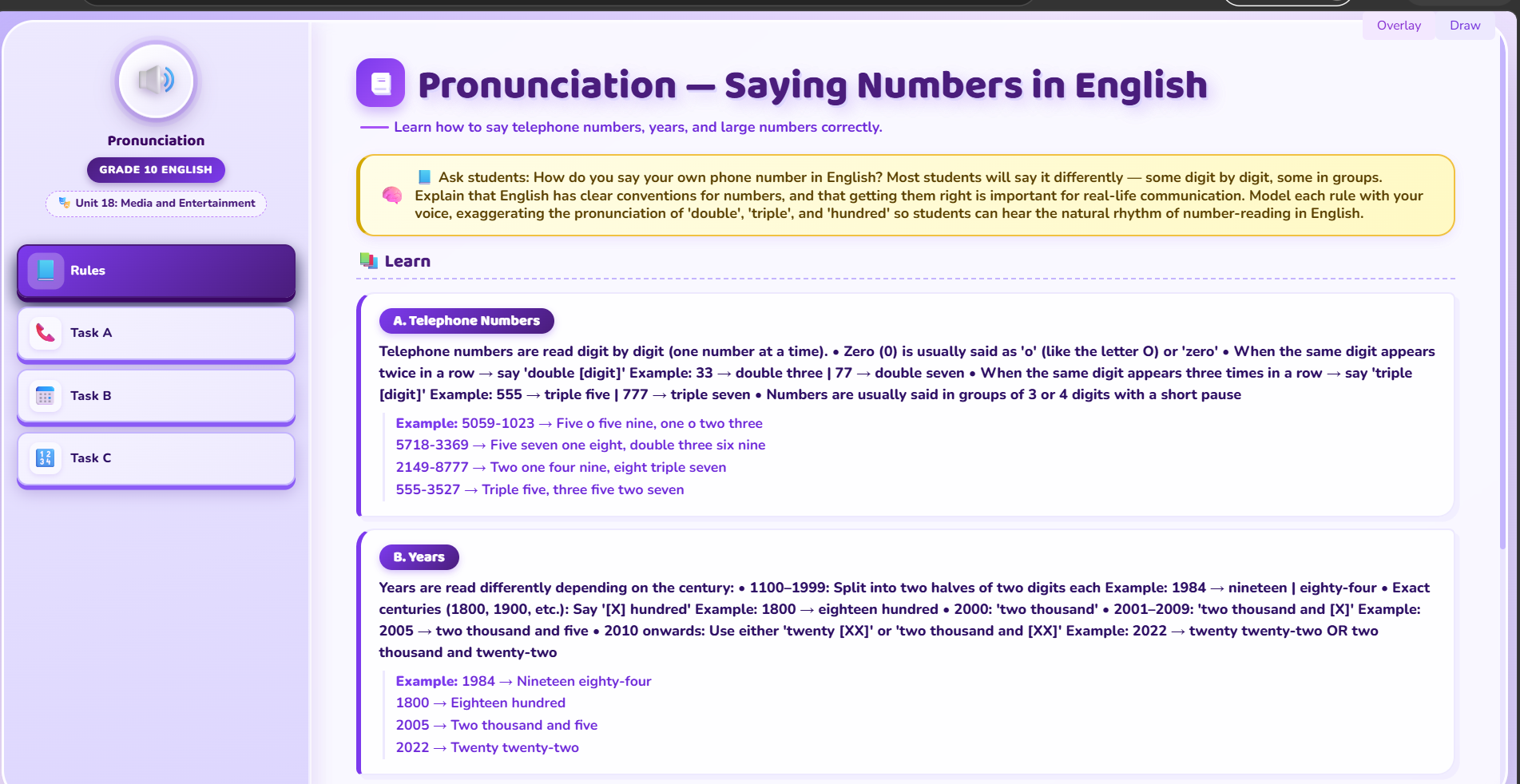 Pronunciation