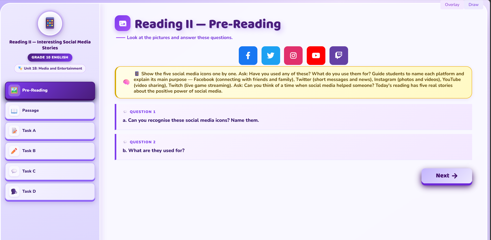 Reading II : Interesting Social Media Stories