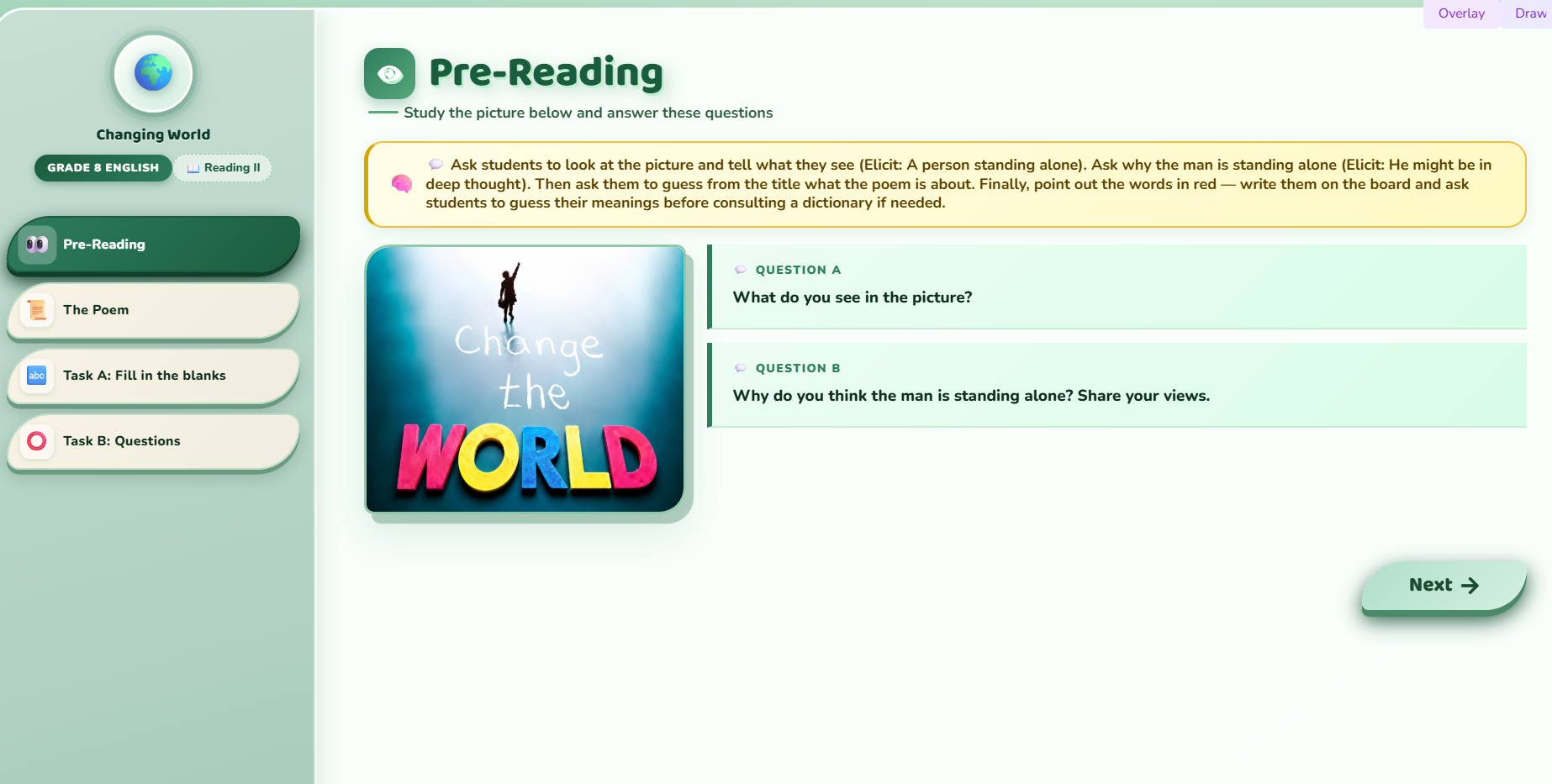 Reading II: Changing World