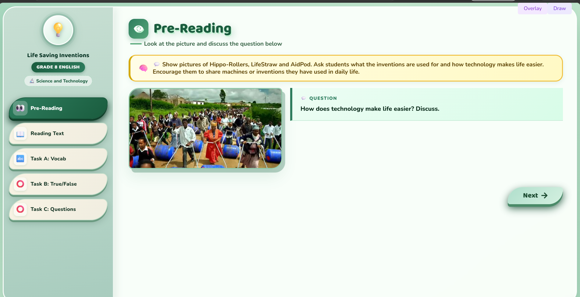 Reading II: Life Saving Inventions
