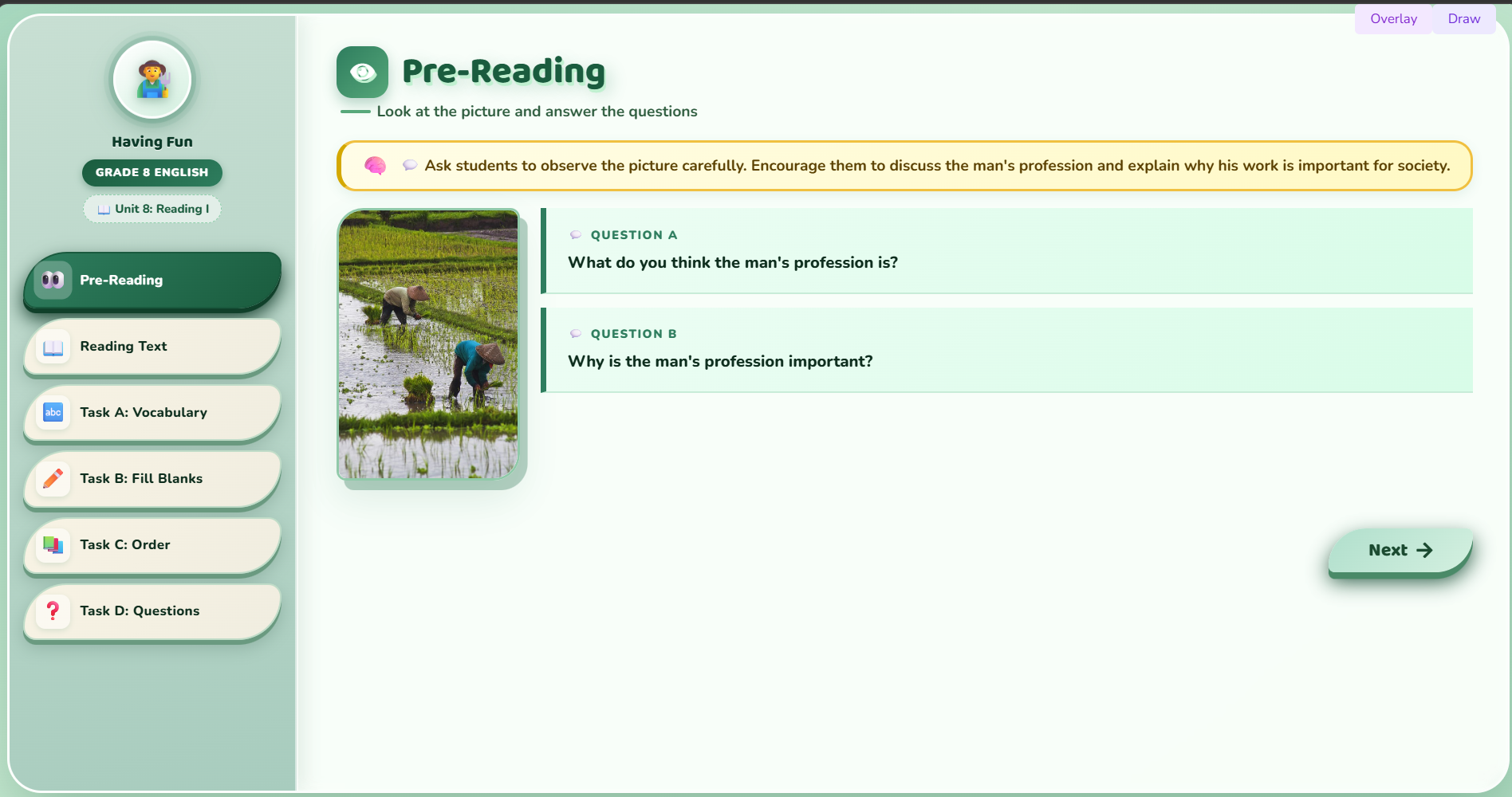 Reading I: Having Fun