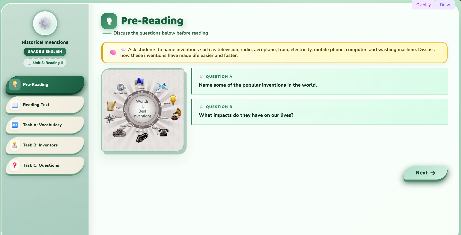 Reading II: Historical Inventions