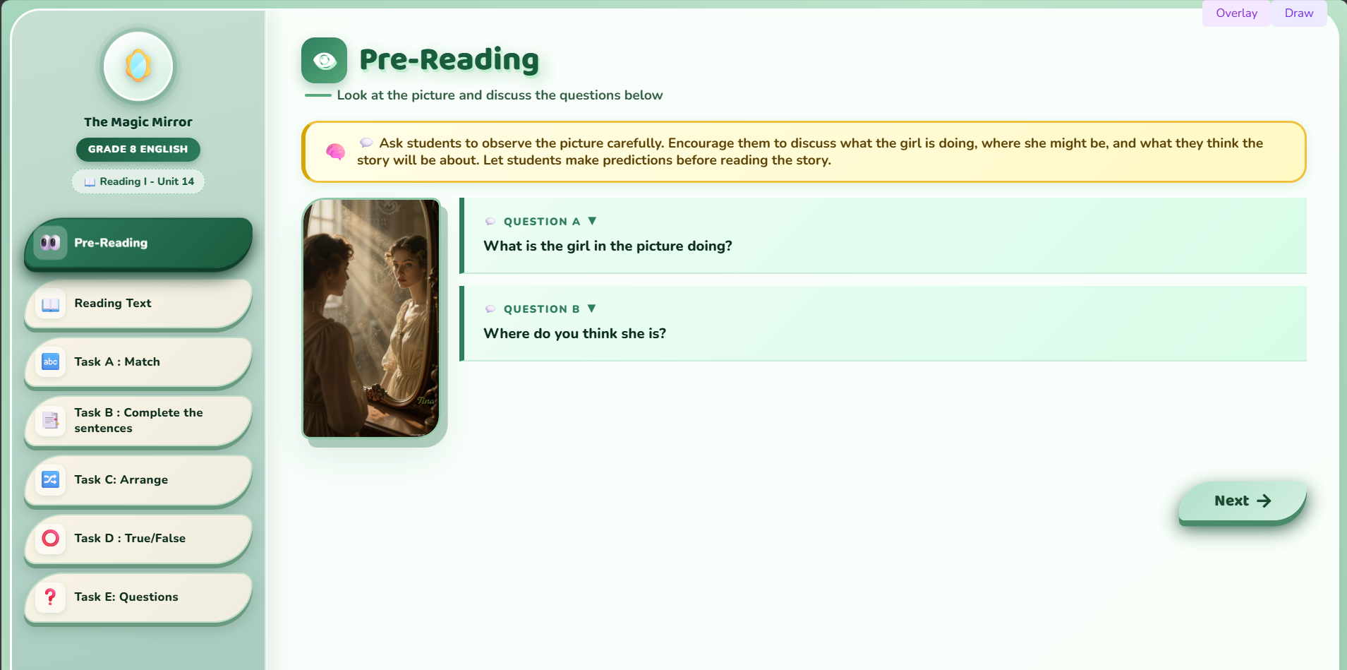 Reading I: The Magic Mirror