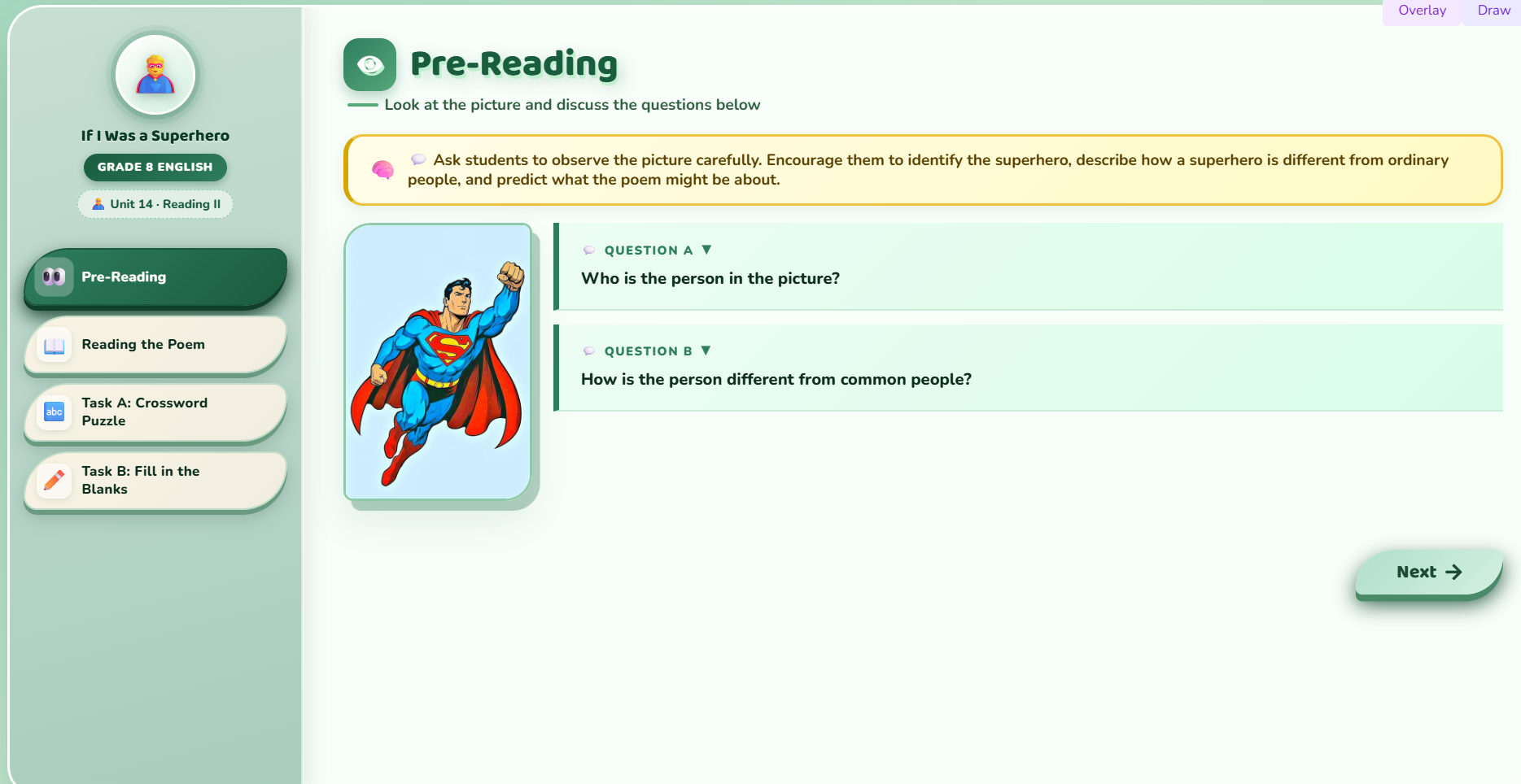 Reading II: If I Was a Superhero