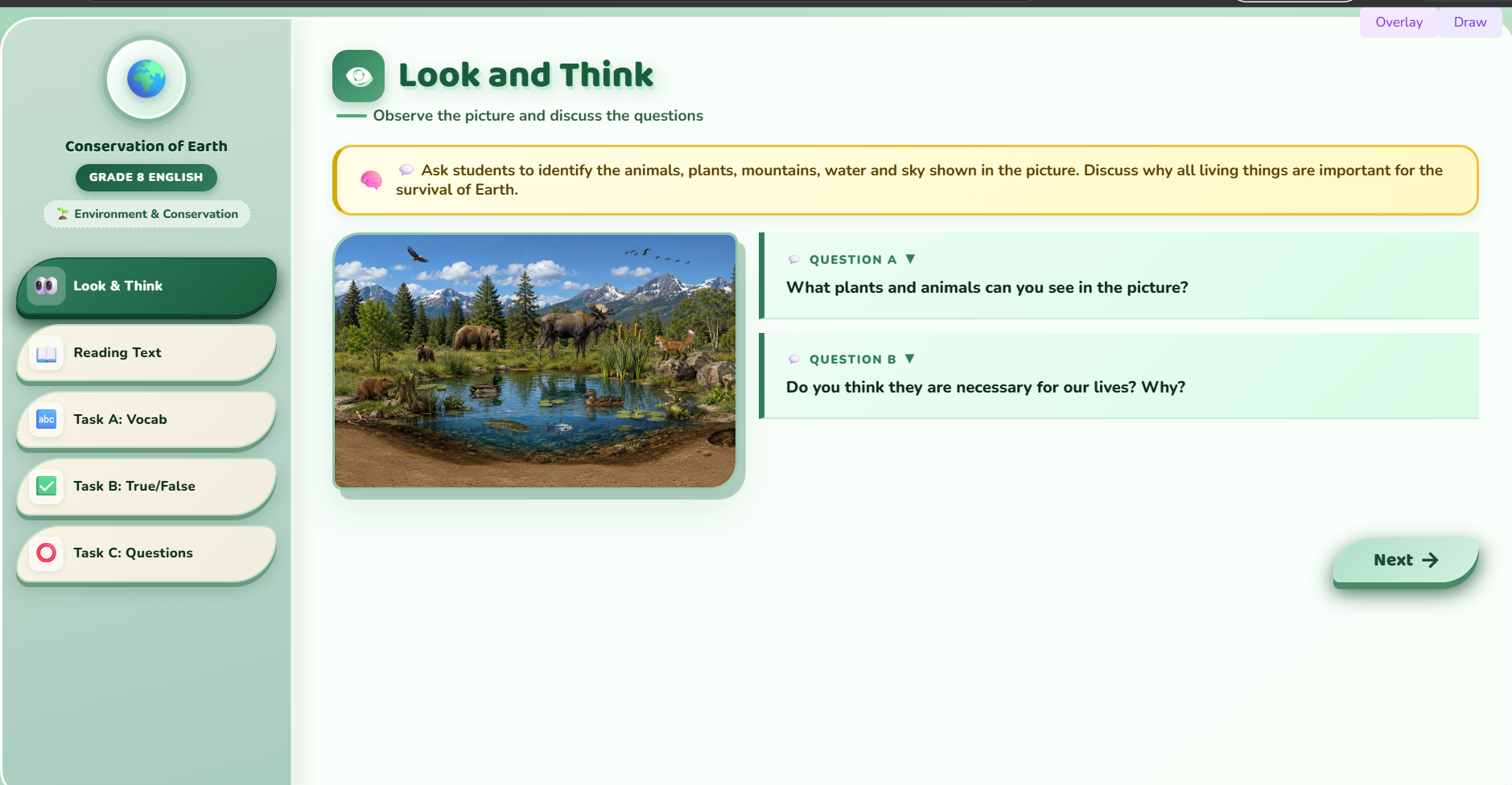 Reading I: Conservation of Earth