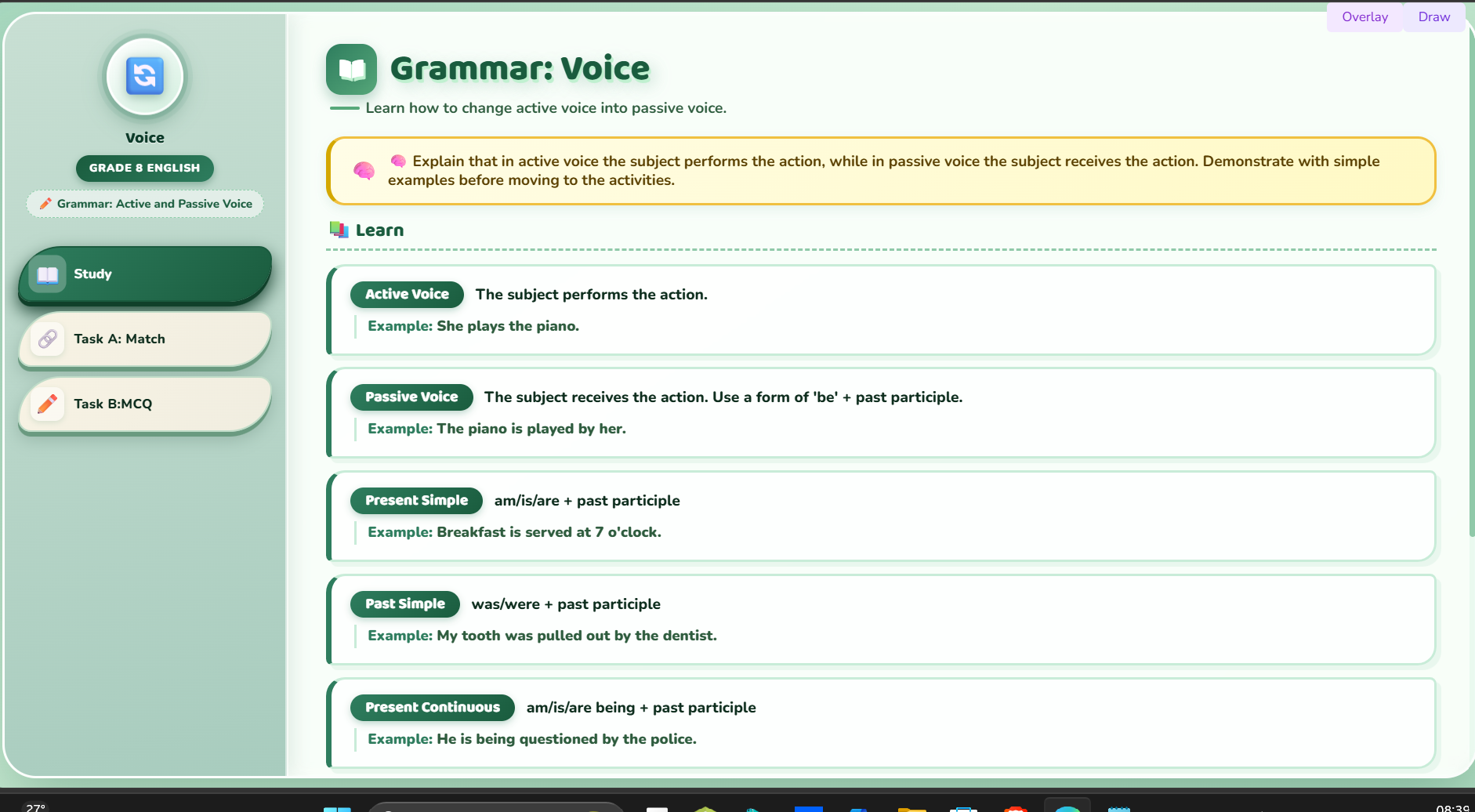 Grammar: Voice