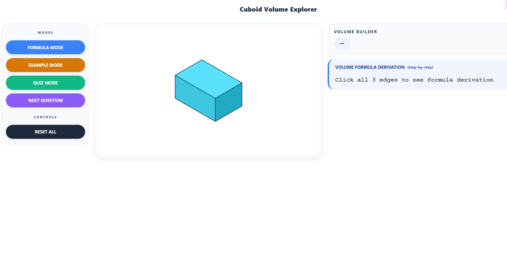 calculate volume