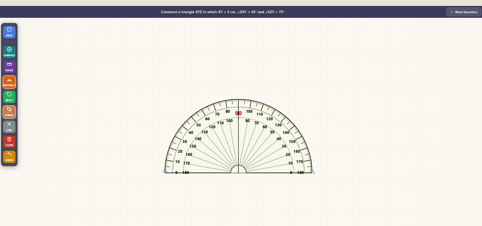 Construction of Triangle when one side,angle on that point and opposite angle of the side is given