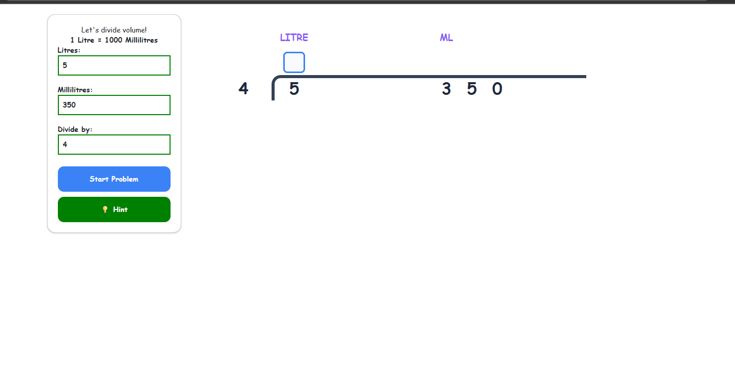 Division Of Capacity